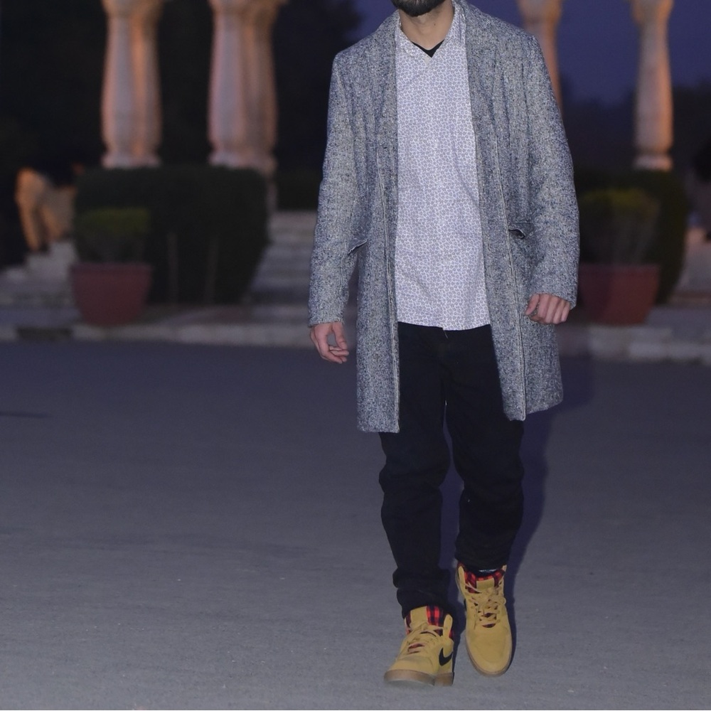 JFK homme trench coat